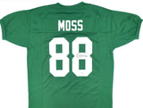 Randy Moss Autographed Green College Style Jersey - PSA *Black