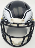 JASON KELCE AUTOGRAPHED SIGNED EAGLES BLACK SPEED MINI HELMET BECKETT QR 232726