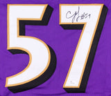 C.J. Mosley Signed Baltimore Ravens Jersey (JSA COA) 2014 1st Rd Draft Pick L.B.