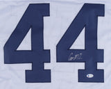 Cameron McGrone Signed Michigan Wolverines Jersey (Beckett COA) Patriots LB