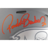 Ronde Barber Autographed Tampa Bay Buccaneers Slate Mini Helmet Beckett 49219
