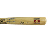 Tom Glavine, Roberto Alomar, and Billy Williams Signed Custom HOF Edition Bat