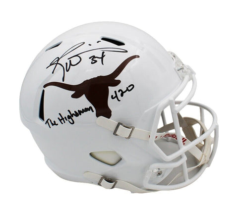 Ricky Williams Signed Texas Longhorns Speed Full Size Helmet w- The Heisman 420