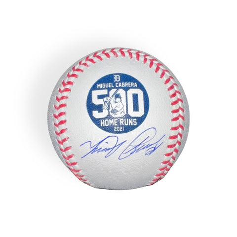 Miguel Cabrera Signed Autographed 500 HR Commemorative OMLB Baseball Beckett