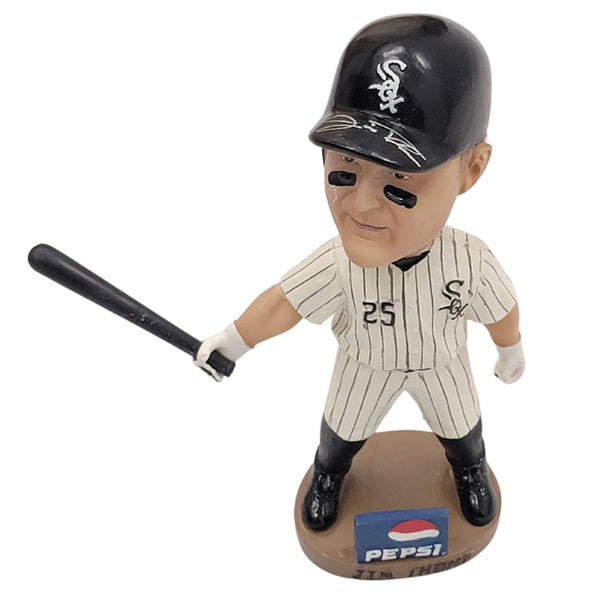 Jim Thome Autographed Chicago White Sox Pepsi SGA Bobblehead Beckett Witnessed