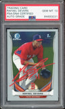 2014 Bowman Chrome #CTP37 Rafael Devers RC Red Ink PSA/DNA Auto GEM MINT 10