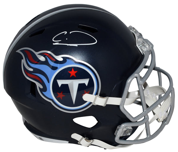 CALVIN RIDLEY AUTOGRAPHED TENNESSEE TITANS FULL SIZE SPEED HELMET BECKETT