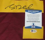Sam Darnold Signed USC Tojans Custom Football Jersey Size XL Beckett 146072