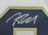 Riley Leonard Signed/Auto White Custom Football Jersey Notre Dame PSA/DNA 195627