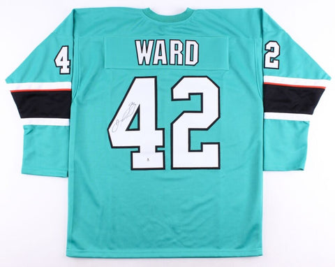 Joel Ward Signed Sharks Jersey (Beckett COA) San Jose Defenseman