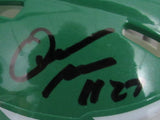 Quinyon Mitchell Signed/Auto Speed Replica Mini Kelly Helmet Eagles JSA 210354