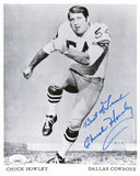 Chuck Howley HOF Signed/Inscribed 8x10 B/W Photo Dallas Cowboys JSA 190313