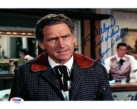 James Whitmore Autographed Signed 8x10 Photo Big Valley PSA/DNA #U94834