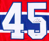 Joe Morrow Signed Canadiens Jersey (Beckett COA) 1st Round Pick 2011 NHL Draft