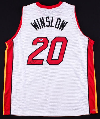 Justise Winslow Signed Miami Heat Jersey (PSA COA) Texas Mr. Basketball (2014)