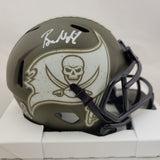 BAKER MAYFIELD SIGNED TAMPA BAY BUCCANEERS STS SPEED MINI HELMET BECKETT QR