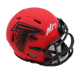 Michael Vick Signed Atlanta Falcons Speed Rave NFL Mini Helmet