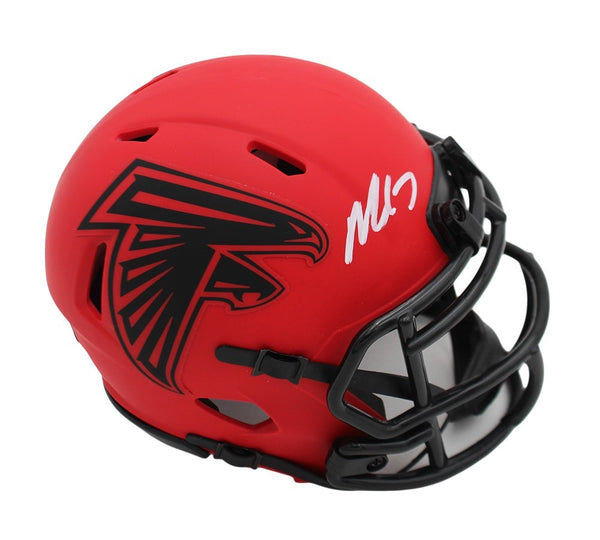 Michael Vick Signed Atlanta Falcons Speed Rave NFL Mini Helmet