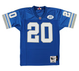 Barry Sanders Signed Detroit Lions Medium Mitchell & Ness 1996 Blue NFL Jersey