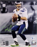 Russell Wilson Autographed Framed 8x10 Photo Seattle Seahawks Beckett #Y92350