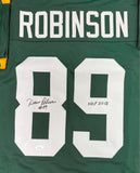 DAVE ROBINSON - Packers - Signed Green Custom Jersey AUTO - w/ HOF 2013 - JSA