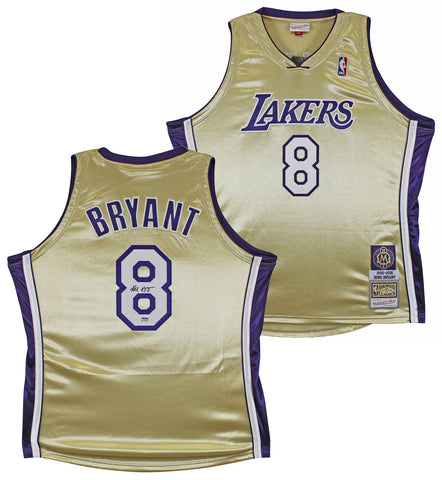 Lakers Kobe Bryant Signed M&N 1996-16 Black Mamba HOF HWC Jersey PSA/DNA #B13538