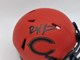 DEVIN HESTER AUTOGRAPHED BEARS RAVE ORANGE MINI HELMET BECKETT WITNESS 244041