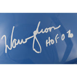 Warren Moon Autographed Houston Oilers TB 60-62 F/S Helmet HOF 06 Beckett 49301