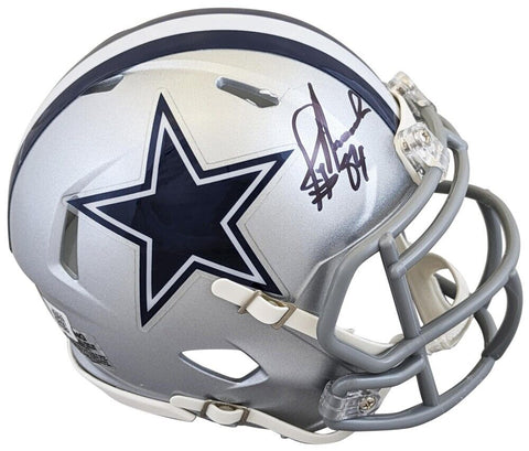 Jay Novacek Signed Dallas Cowboys Mini Helmet (Beckett) 5xPro Bowl Tight End