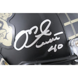 Mike Alstott Signed Purdue Boilermakers Vintage Pete Mini Helmet Beckett 50200