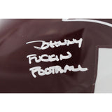 Johnny Manziel Autographed Texas A&M F/S Helmet Johnny Football Beckett 49157