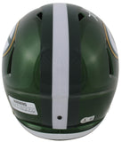 Packers Aaron Jones Signed Flash Full Size Speed Rep Helmet BAS Witnessed
