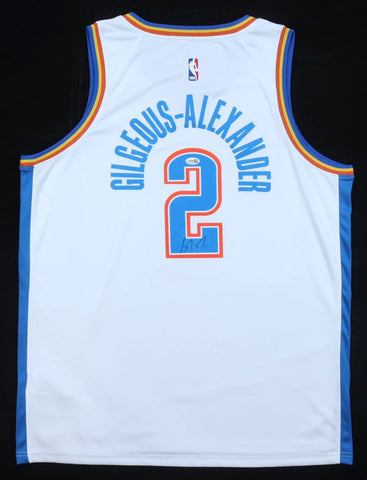 Shai Gilgeous-Alexander Signed Oklahoma City Thunder Jersey /JSA 2018 1st Rnd Pk