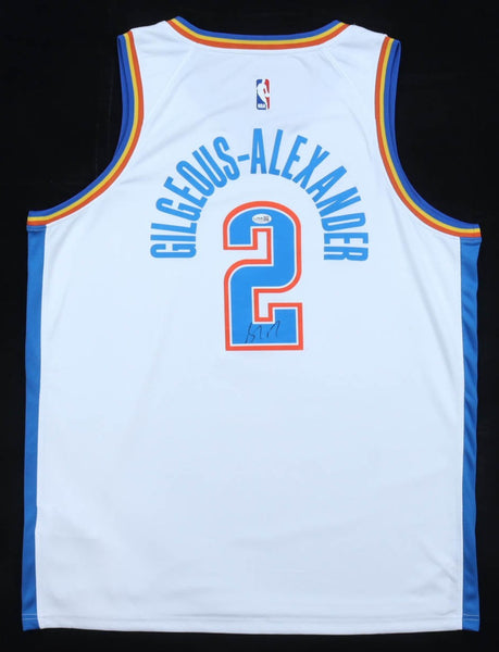 Shai Gilgeous-Alexander Signed Oklahoma City Thunder Jersey /JSA 2018 1st Rnd Pk