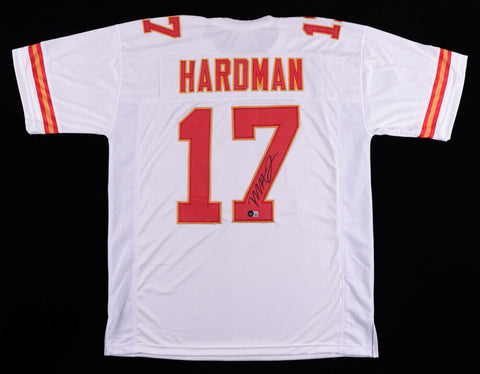 Mecole Hardman Signed Kansas City Chief Jersey (Beckett) 3xSuper Bowl Champion