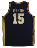 Magic Johnson "92 Gold" Signed Navy & Gold Nike Team USA Jersey BAS W #5W006545