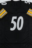 Steelers RYAN SHAZIER Signed Custom Replica Black Pittsburgh Jersey AUTO - BAS
