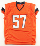 Dre Greenlaw Signed Denver Broncos Jersey (Beckett) Ex Arkansas Razorbacks /LB