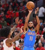 Isaiah Joe Signed Oklahoma City Thunder Jersey (JSA) 2020 NBA Draft Pk -Arkansas