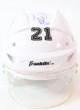 Peter Forsberg Autographed & Inscribed Avalanche White Mini Helmet | JSA COA
