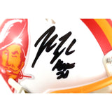 John Lynch Autographed Tampa Bay Buccaneers TB Mini Helmet HOF Beckett 51447