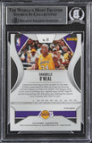 Lakers Shaquille O'Neal Signed 2019 Panini Prizm Hyper #11 Card BAS Slabbed