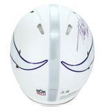 Adrian Peterson Autographed Vikings 2024 Alt. Authentic Helmet Beckett