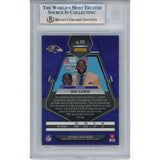 Ray Lewis Autographed 2023 Mosiac Hall of Fame #273 Trading Card Beckett 52978