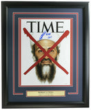 Robert O'Neill Signed Framed 11x14 Time Cover Photo Never Quit JSA ITP