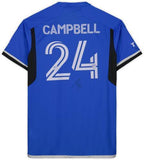 FRMD George Campbell CF Montreal Signed Match-Used 24 Jersey 2023 MLS Season-L