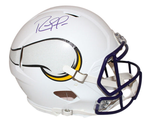 Randy Moss Autographed Minnesota Vikings White Authentic Helmet BAS 40082