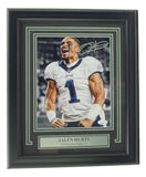 Jalen Hurts Signed Framed 8x10 Philadelphia Eagles Scream Photo JSA ITP