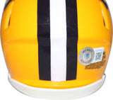 Devin White Autographed/Signed LSU Tigers Mini Helmet Beckett 40583