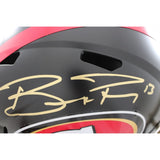 Brock Purdy Signed San Francisco 49ers Rivalries Helmet Replica Beckett 58565